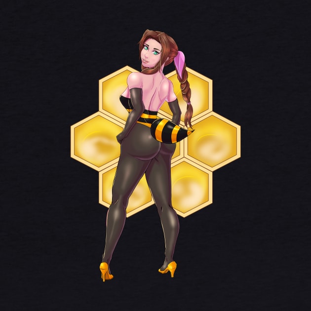 Honey Bee Aerith by zeocloud